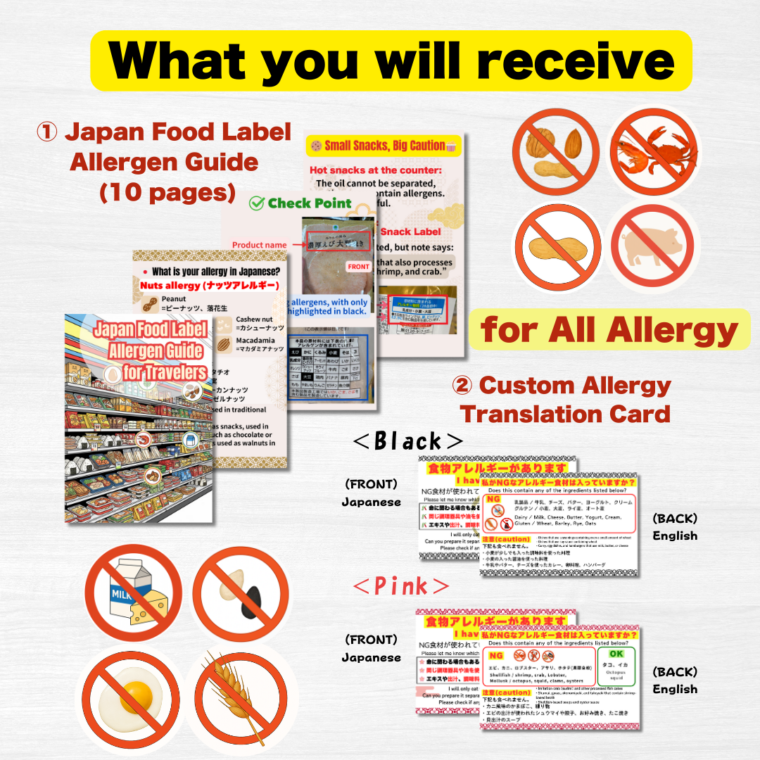 Allergy Card + Food Label Guide