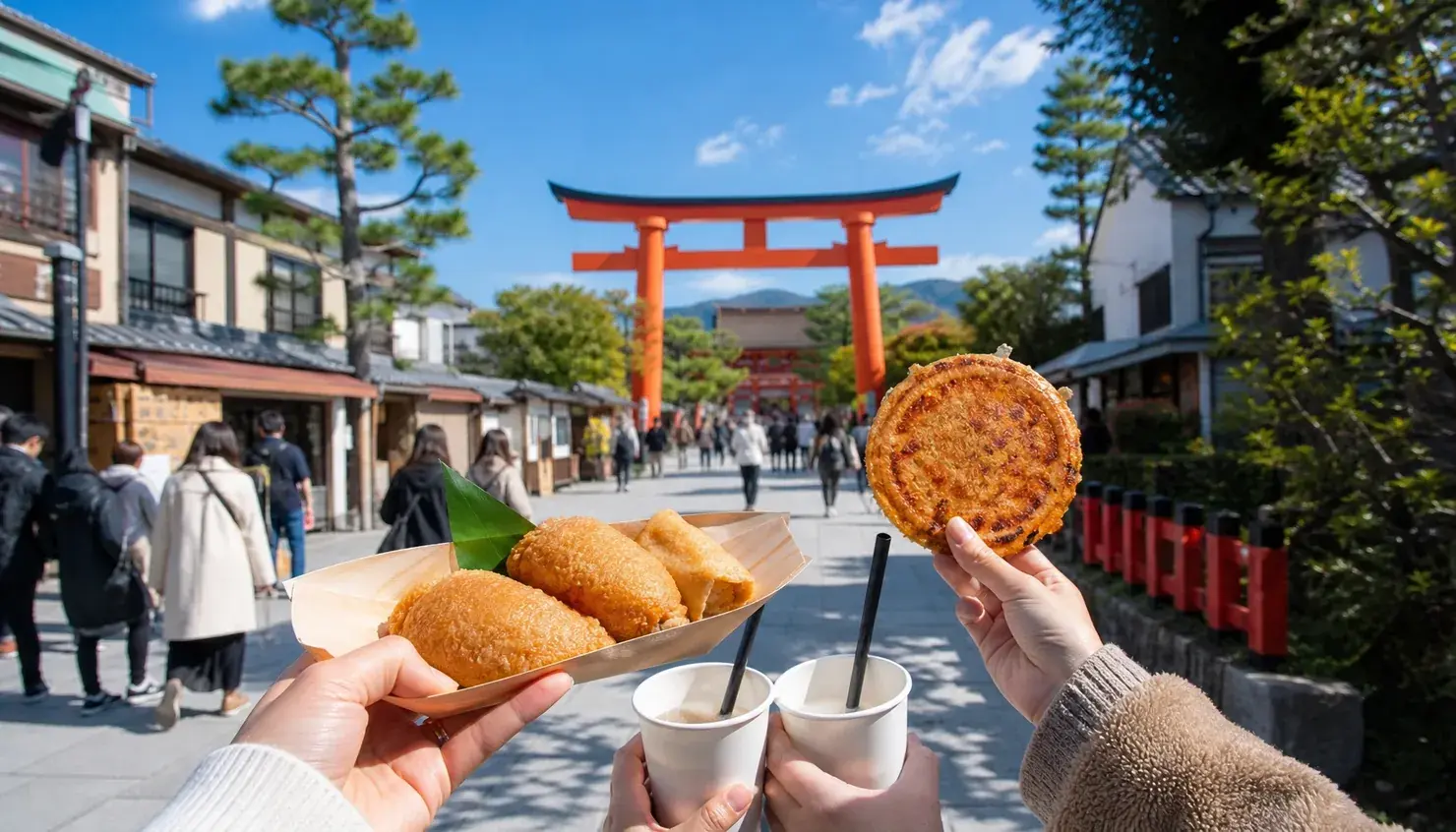 Local Food: Snacking on Inari Sushi along the Approach