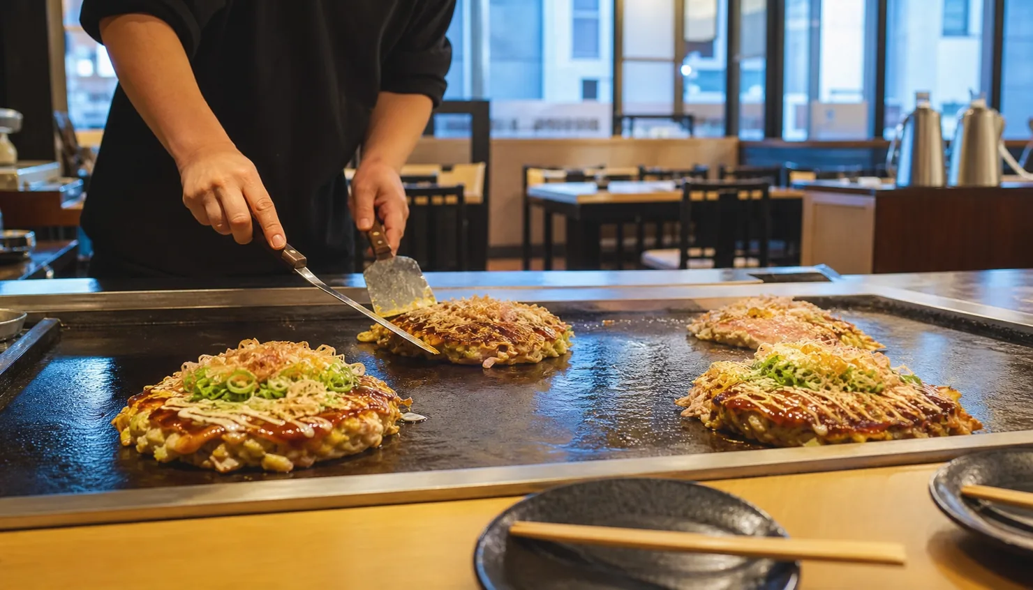 Okonomiyaki: The Perfect Harmony of Savory Sauce and Japanese Mayo